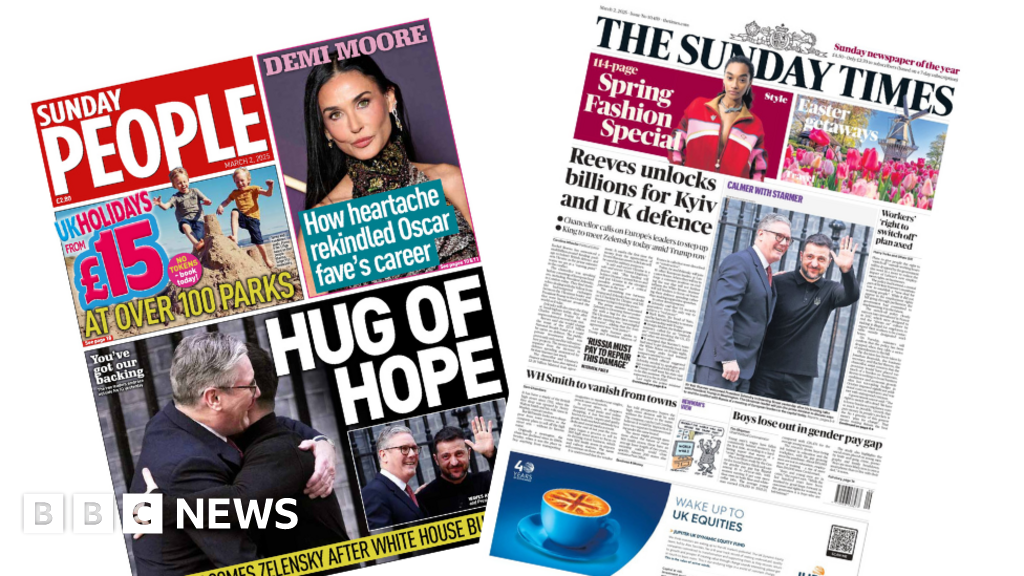 'Hug of hope' and 'billion for kyiv and the United Kingdom defense'